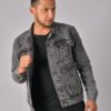 CHM - 264 - Chaqueta jean Fross para hombre, color gris medio-1