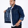 Chaqueta Jean (Denim) forrada, para Hombre Stone Oscuro- CHF- 283 - 3