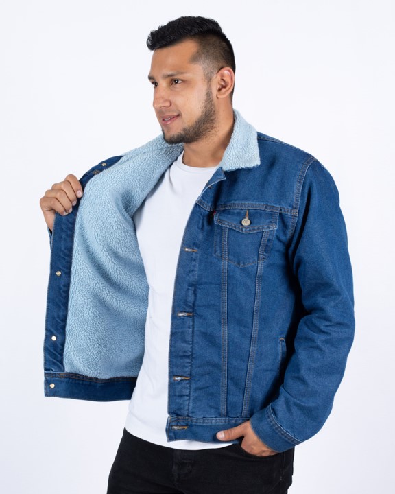 Chaqueta Jean Ovejera - Hombre Denim Stone Medio - OVJ 182 - 3