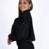 Chaqueta Oversize, Dama color negro con hilos blancos - OISEAU-CHN1 - 5