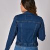 Chaqueta licrada en jean para dama-mujer color azul oscuto Stone Oscuro CHR - 062 - 2