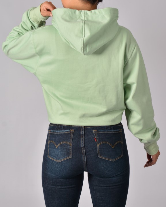 Hoodie para mujer color verde Olivia - 1