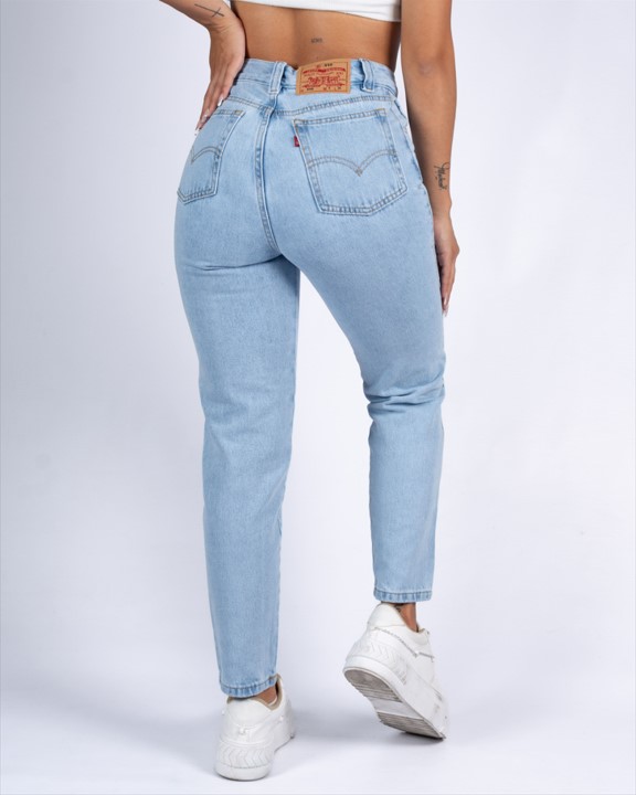 Jean Mom Fit Dama color Hielo - JM-101-1