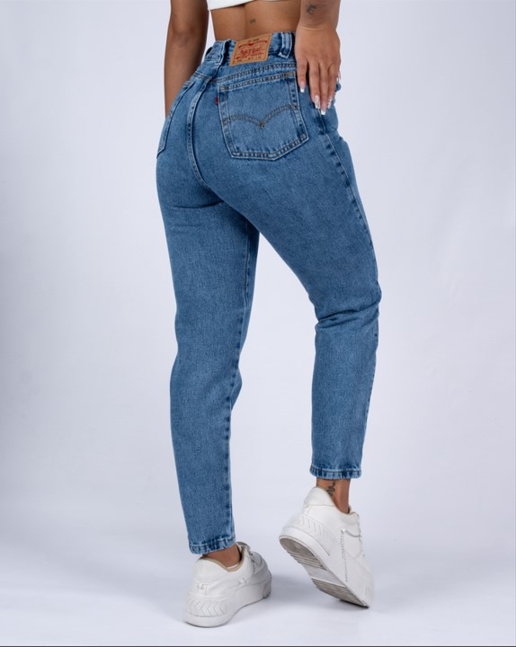 Jean Mom Fit Dama color Stone Medio - JM-103-1